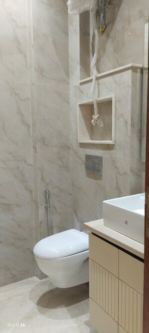 Bathroom in 3 BHK Builder Floor at Chittaranjan Park – for Rent