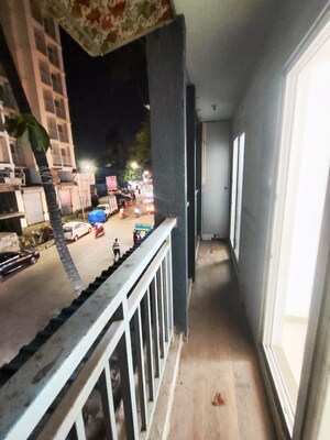 Balcony in 3 BHK Apartment at Rustomjee Azziano Wing I, Thane West – for Rent