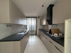 Kitchen in 4 BHK Apartment at Rustomjee Crown, Prabhadevi – for Rent