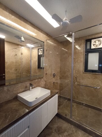 Attached Bathroom in 4 BHK Builder Floor at Greater Kailash ii – for Rent