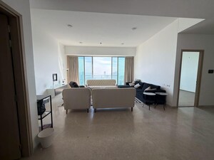 Living Room in 4 BHK Apartment at Rustomjee Crown, Prabhadevi – for Rent