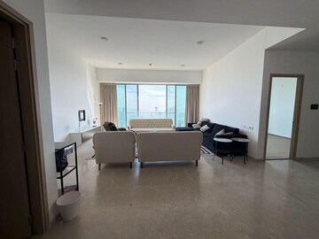 Living Room in 4 BHK Apartment at Rustomjee Crown, Prabhadevi – for Rent