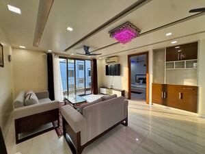 Living Room in 3 BHK Builder Floor at Saket – for Rent