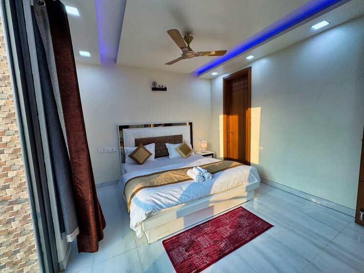 Bedroom, saket 3 Bedroom 1600 Sq.Ft. Builder Floor In Saket Delhi 9672088