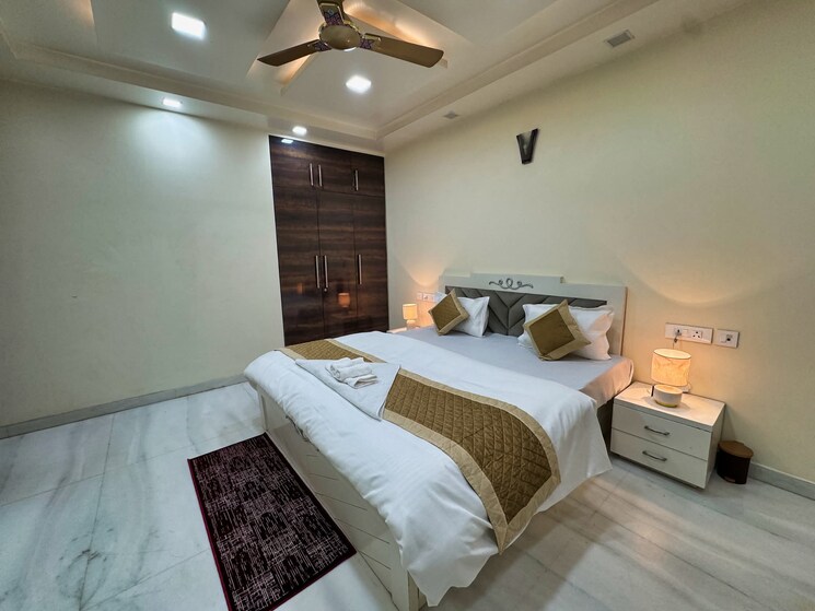 Bedroom, saket 3 Bedroom 1600 Sq.Ft. Builder Floor In Saket Delhi 9672088