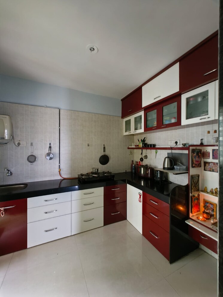 Kitchen, asian-galaxy 3 Bedroom 1488 Sq.Ft. Apartment In Kharghar Navi Mumbai 9672160