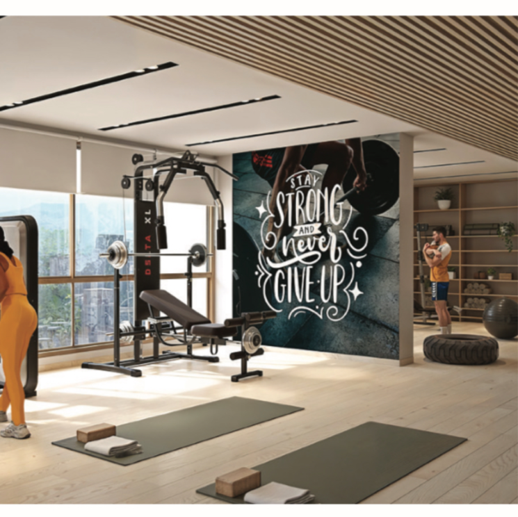 Gym, leena-oasis 3 Bedroom 752 Sq.Ft. Apartment In Mira Road East Thane 9672293