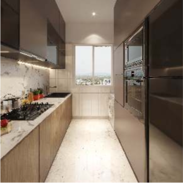 Kitchen in 1 BHK Apartment at SK Imperial Garden, Mira Road – for Sale