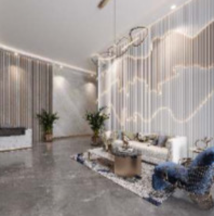 Living Room, sk-imperial-garden 1 Bedroom 433 Sq.Ft. Apartment In Mira Road Thane 9672347