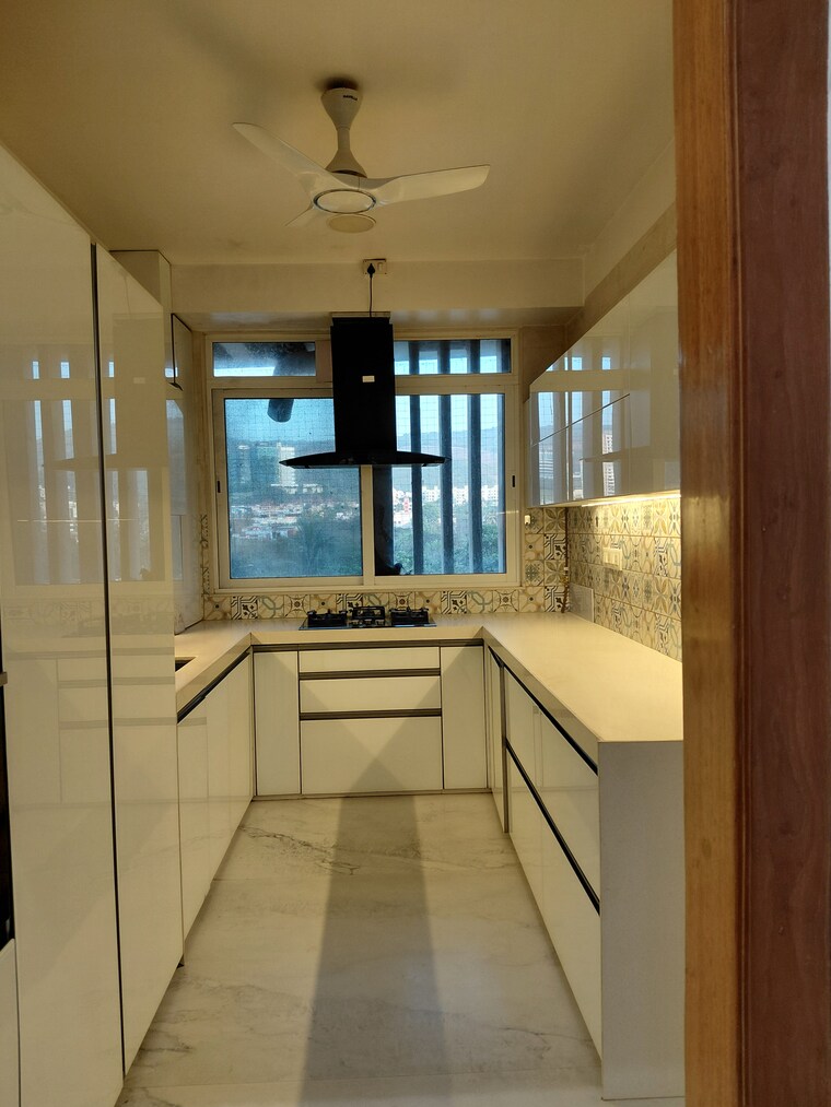 Kitchen, satellite-tower 3 Bedroom 1700 Sq.Ft. Apartment In Goregaon East Mumbai 9672478