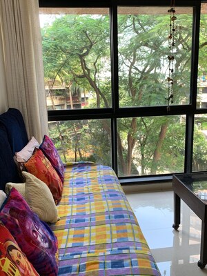 Balcony in 1 BHK Apartment at Kanakia Rainforest, Andheri East – for Rent