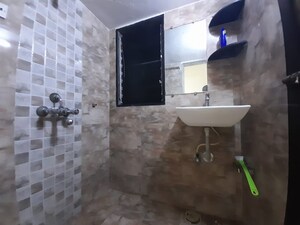 Bathroom in 3 BHK Independent House at Unnat Nagar CHS, Goregaon West – for Rent