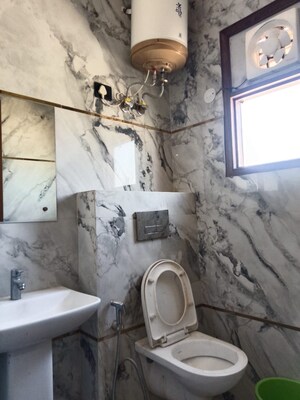 Bathroom in 1 RK Builder Floor at Saket – for Rent