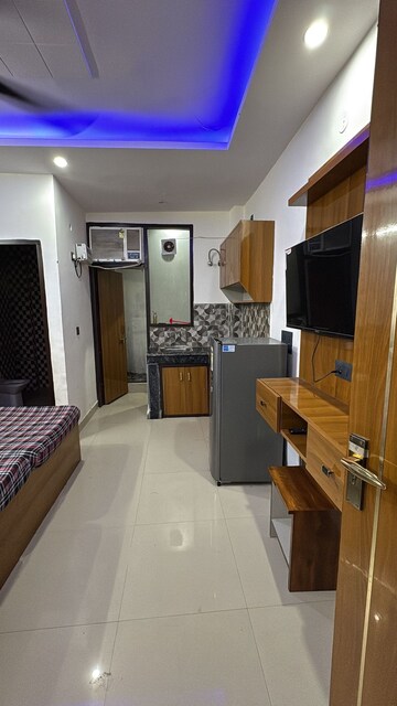 Kitchen in 1 RK Builder Floor at DLF City Phase III, Sector 24 – for Rent