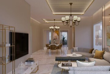 Living Room in 3 BHK Apartment at Smart World Orchard, Sector 61 – for Rent