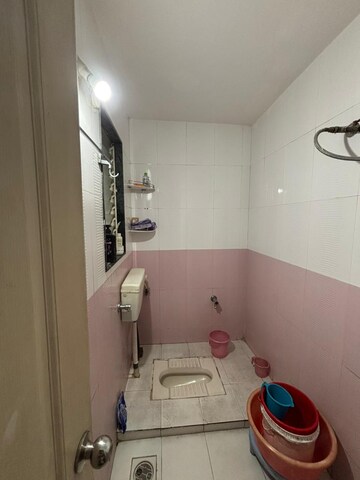 Bathroom in 2 BHK Apartment at Borate Jijai Nagari, Kothrud – for Rent