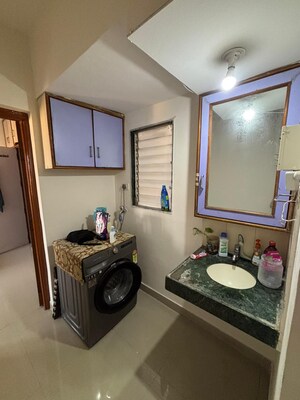 Living Room in 2 BHK Apartment at Borate Jijai Nagari, Kothrud – for Rent