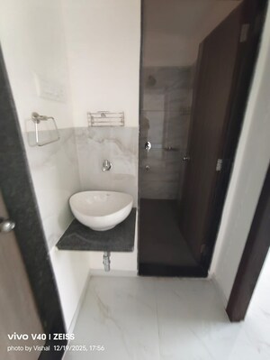 Bathroom in 1 BHK Apartment at Metropolis Bayside, Kasarvadavali – for Rent