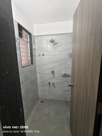 Bathroom in 1 BHK Apartment at Metropolis Bayside, Kasarvadavali – for Rent
