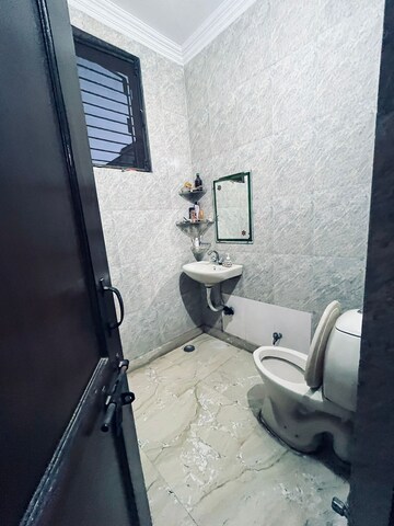 Bathroom in 2 BHK Builder Floor at Paschim Vihar – for Rent