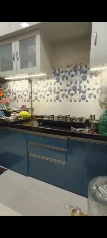 Kitchen in 1 BHK Apartment at Raunak Unnathi Woods, Ghodbunder Road – for Rent