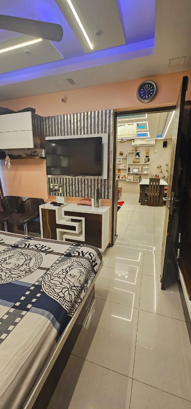 Master Bedroom, pride-world-city-kingsbury 3 Bedroom 1105 Sq.Ft. Apartment In Charholi Budruk Pune 9673374