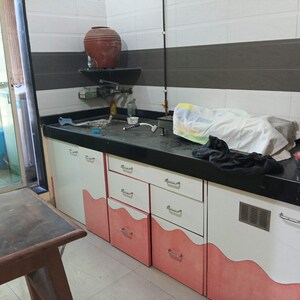 Kitchen in 1 BHK Apartment at Dombivli East – for Rent