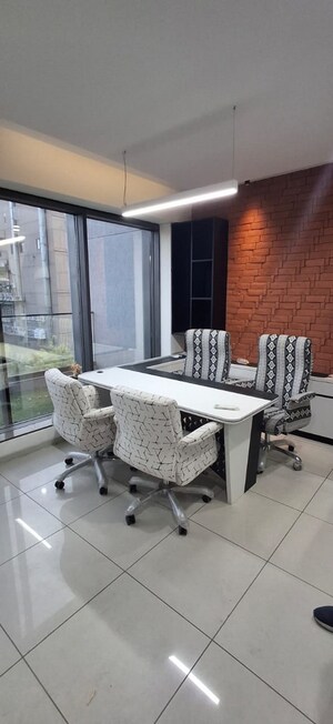 Team Area in  Office Space at Shreeya Atlanta, Thaltej – for Rent