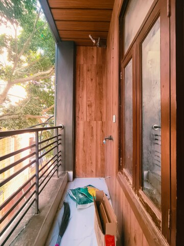 Balcony in 2 BHK Builder Floor at Dwarka Mor – for Rent