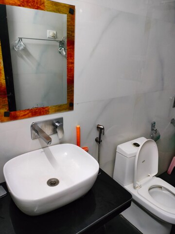 Bathroom in 2.5 BHK Apartment at Pawitra Cooperative Society, Vasundhara Enclave – for Rent