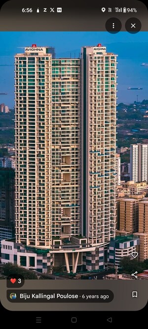 5 BHK Apartment – Exterior View View at Avighna One Avighna Park, Lower Parel - for Rent
