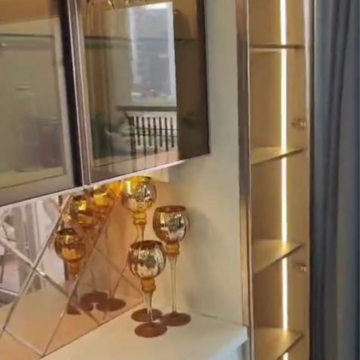 Living Room in 3 BHK Apartment at Prestige High Fields, Financial District – for Rent