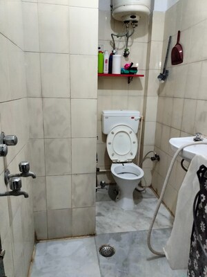 Bathroom in 2 BHK Builder Floor at Lajpat Nagar I – for Rent