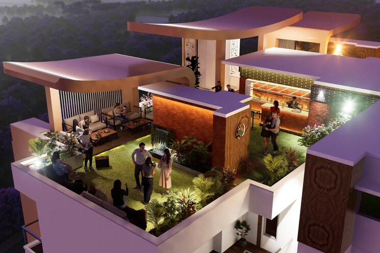 Exterior View, dhakoli 3 Bedroom 1925 Sq.Ft. Apartment In Dhakoli Zirakpur 9674052