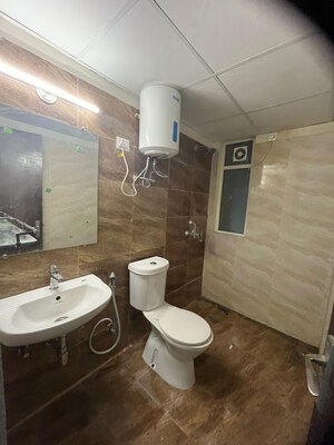 Bathroom in 3 BHK Apartment at Amrapali Crystal Homes, Sector 76 – for Rent