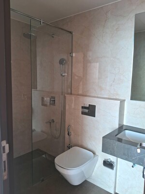 Bathroom in 3 BHK Apartment at Piramal Mahalaxmi, Mahalaxmi – for Rent