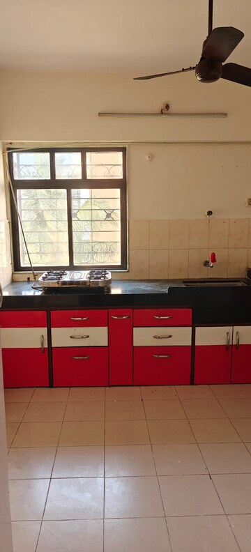 Kitchen in 3 BHK Apartment at Kamala Ashish Tower, Kandivali West – for Rent