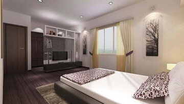 Bedroom in 3 BHK Apartment at Majestique Marbella Phase 1, Kharadi – for Sale