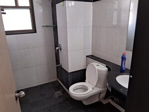 Bathroom in 2 BHK Apartment at Paranjape Blue Ridge, Hinjewadi – for Rent