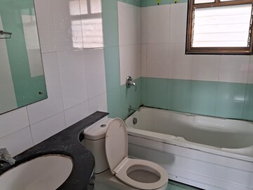 Bathroom in 2 BHK Apartment at Paranjape Blue Ridge, Hinjewadi – for Rent