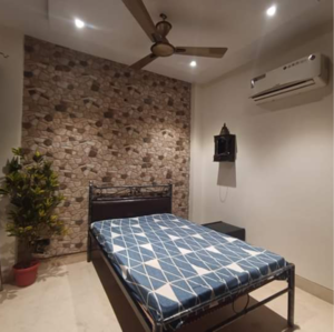 Bedroom in 2 BHK Builder Floor at Malviya Nagar – for Rent