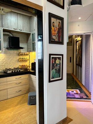 Building Lobby in 4 BHK Apartment at Oberoi Springs, Andheri West – for Rent