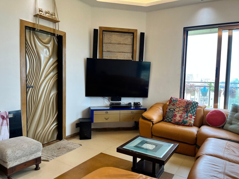 Living Room, transcon-flora-heights 4 Bedroom 2950 Sq.Ft. Apartment In Andheri West Mumbai 9674488