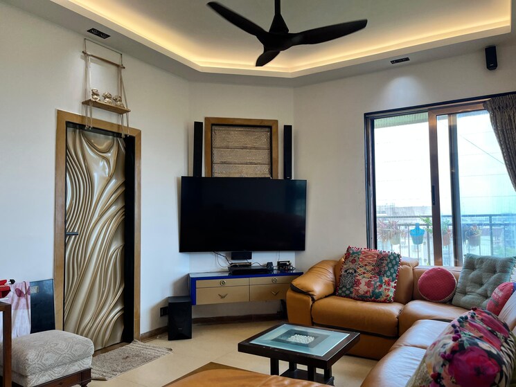 Living Room, transcon-flora-heights 4 Bedroom 2950 Sq.Ft. Apartment In Andheri West Mumbai 9674488