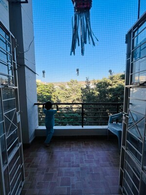 Balcony in 2 BHK Apartment at Pethkar Samrajya, Kothrud – for Rent