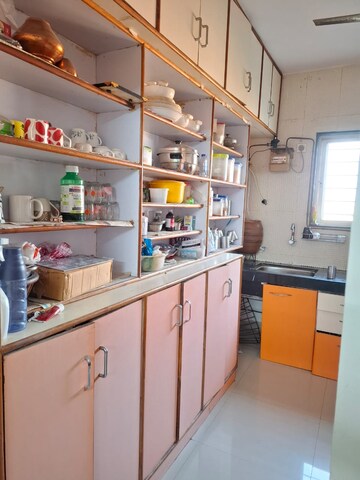 Kitchen in 2 BHK Apartment at Borate Jijai Nagari, Kothrud – for Rent