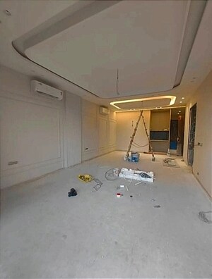 Living Room in 3 BHK Builder Floor at Nehru Enclave – for Rent