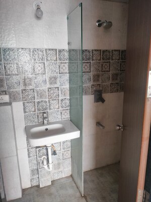 Bathroom in 1 BHK Builder Floor at Welworth Tinseltown, Bavdhan – for Rent