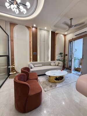 Living Room in 4 BHK Villa at Mansarovar Extension – for Sale