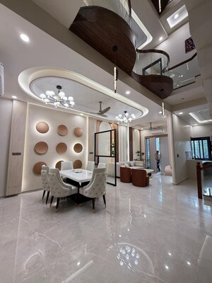 Living Room in 4 BHK Villa at Mansarovar Extension – for Sale